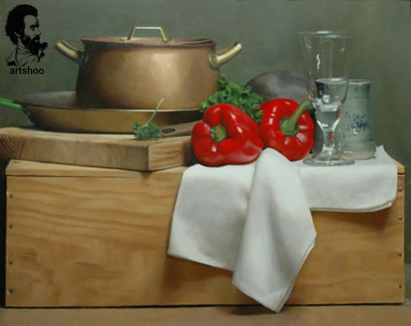 آموزش نقاشی رنگ روغن